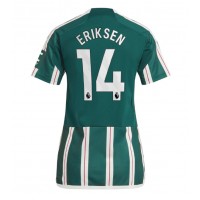 Manchester United Christian Eriksen #14 Bortedrakt Dame 2023-24 Kortermet
